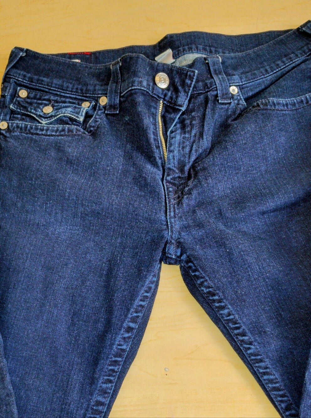 True Religion Men's Skinny Jeans in Dark Indigo